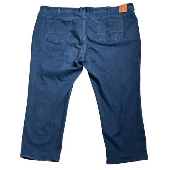 TOMMY BAHAMA Men's‎ 54x30 Dark Wash Indigo Blue Jeans Straight Stretch Soft EUC - Picture 3 of 9
